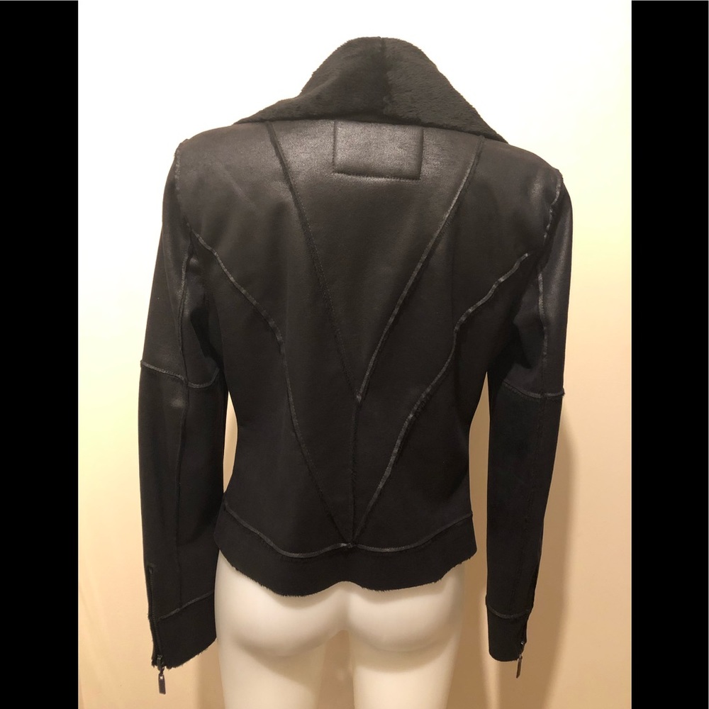 GUESS FAUX SUEDE LEATHER LIGHTWEIGHT JACKET🧥Sz M - Picture 10 of 17